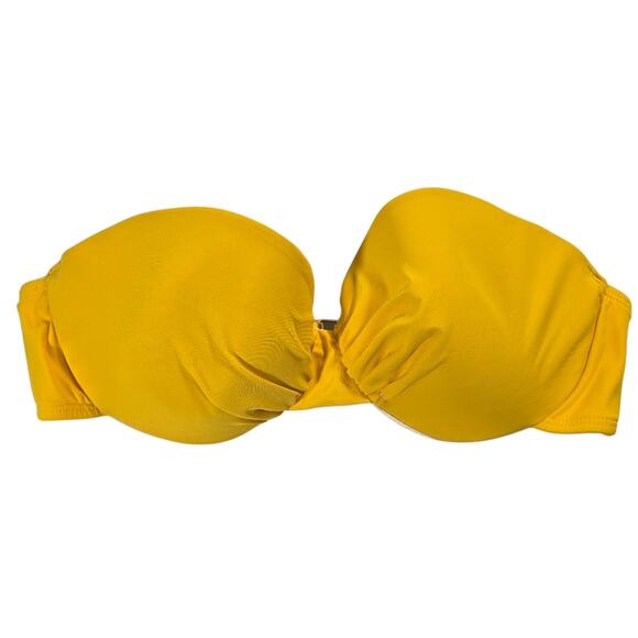 Diane Von Furstenberg Other - M DVF Diane Von Furstenburg Yellow Strapless Padded Bikini Top Womens Size XS S